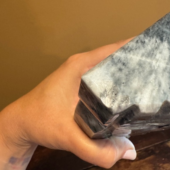 Carved Black and Grey Onyx Stone‎ Aztec Tiki Heavy Bookends - Picture 7 of 11